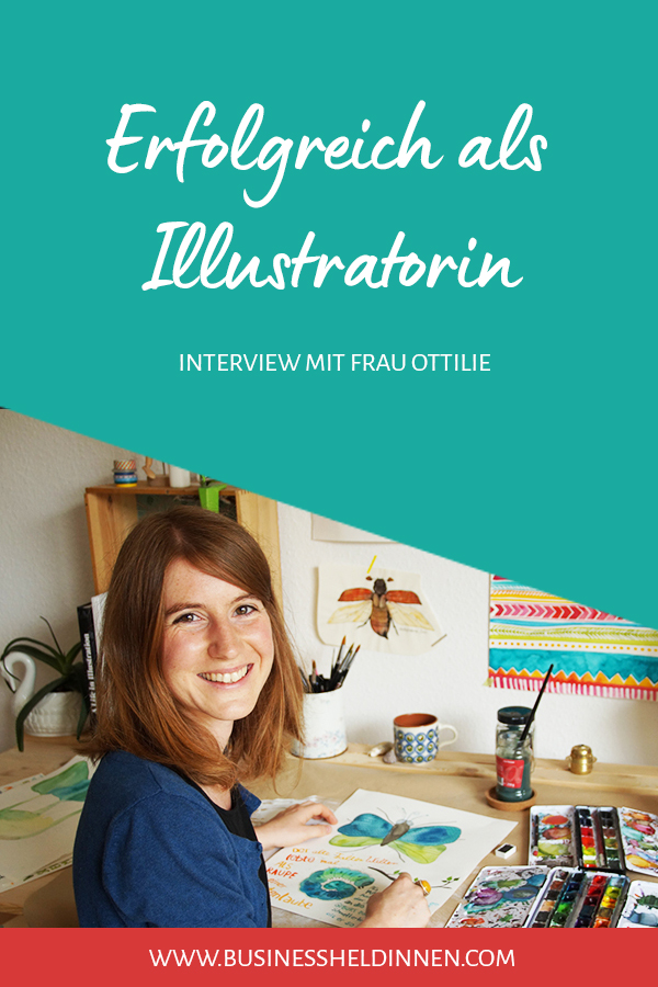Erfolgreich als Illustratorin: Andrea alias Frau Ottilie