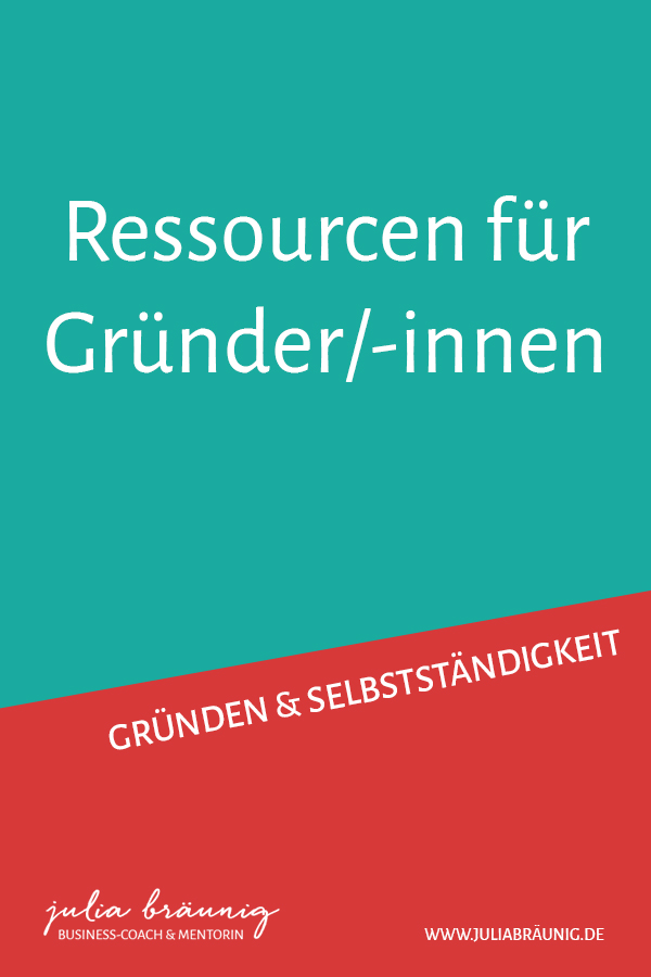 Ressourcen für Gründerinnen