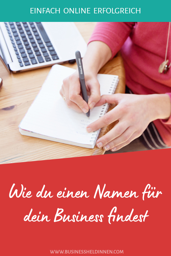 Wie du einen Namen für dein Business findest