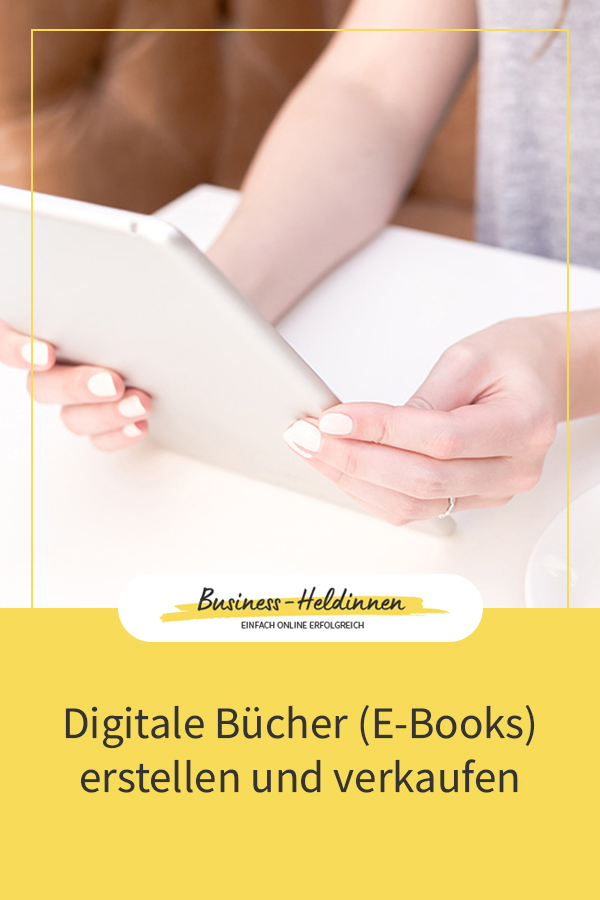 Digitale Bücher (E-Books) erstellen und verkaufen