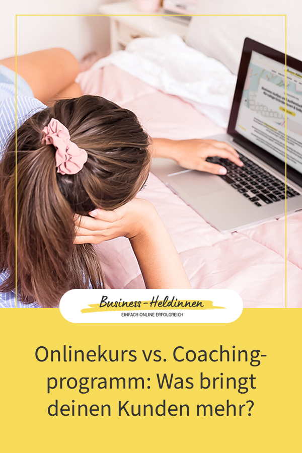 Onlinekurs vs. Online-Gruppenprogramm: Was bringt deinen Kunden bessere Ergebnisse?