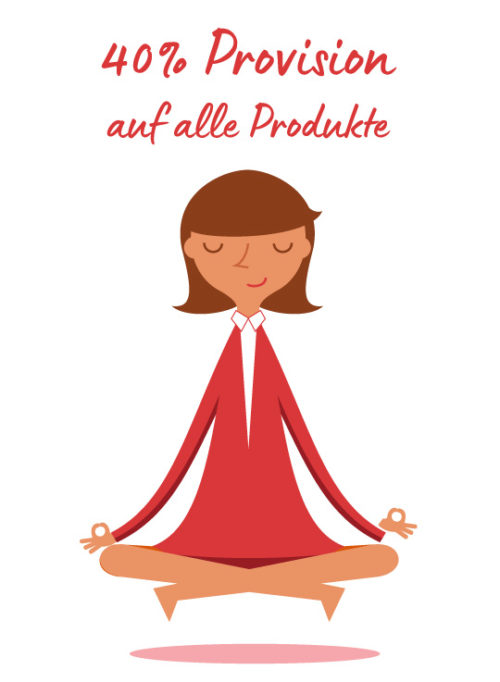 Affiliate-Programm 40% Provision