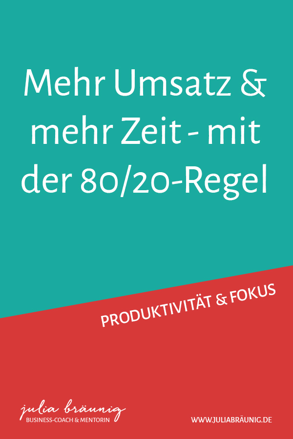 Mehr Zeit für schöne Dinge: Effizienter arbeiten mit der 80/20 Regel