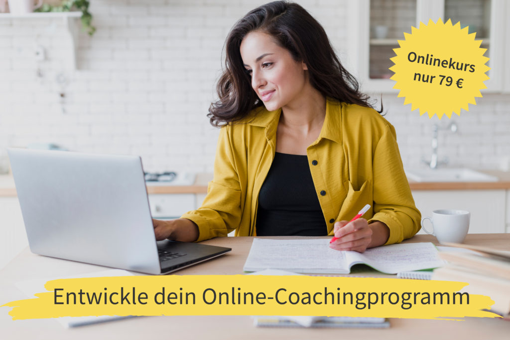 Onlinekurs "Entwickle dein Online-Coachingprogramm"