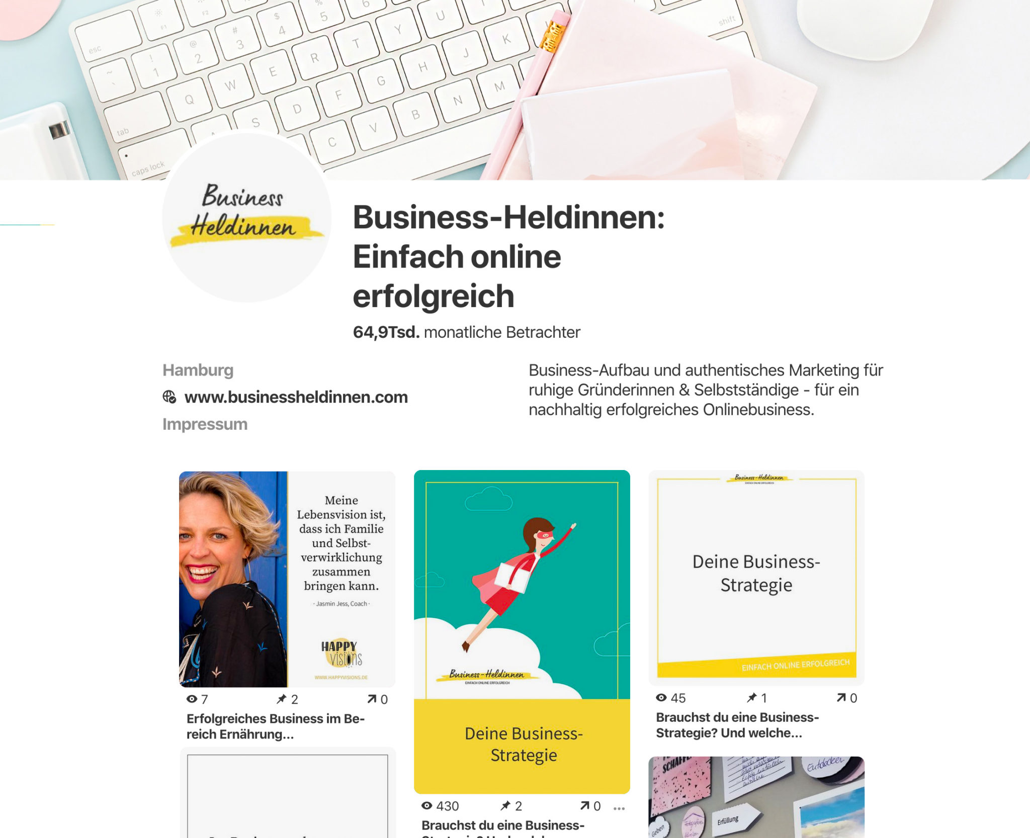 Pinterest als Marketing-Instrument für dein Business: Dein Profil optimal einrichten