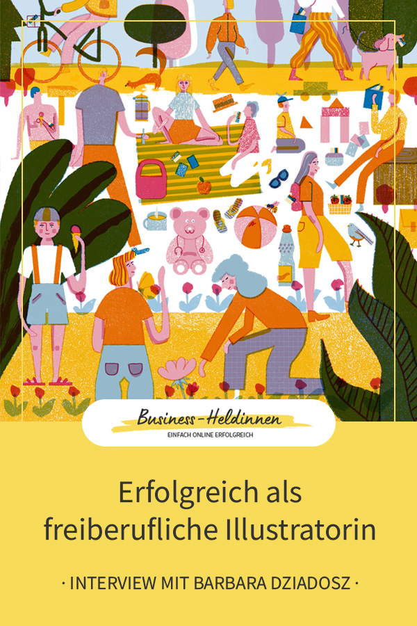 Erfolgreich als freiberufliche Illustratorin mit eigenem Label: Interview mit Barbara Dziadosz