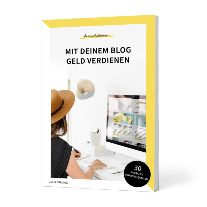 Taschenbuch "Mit deinem Blog Geld verdienen"