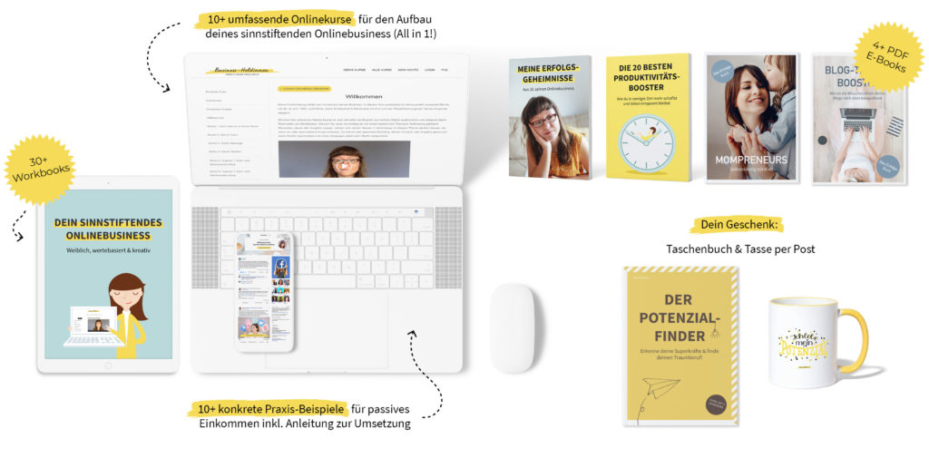Dein sinnstiftendes Onlinebusiness: Weiblich, wertebasiert & kreativ