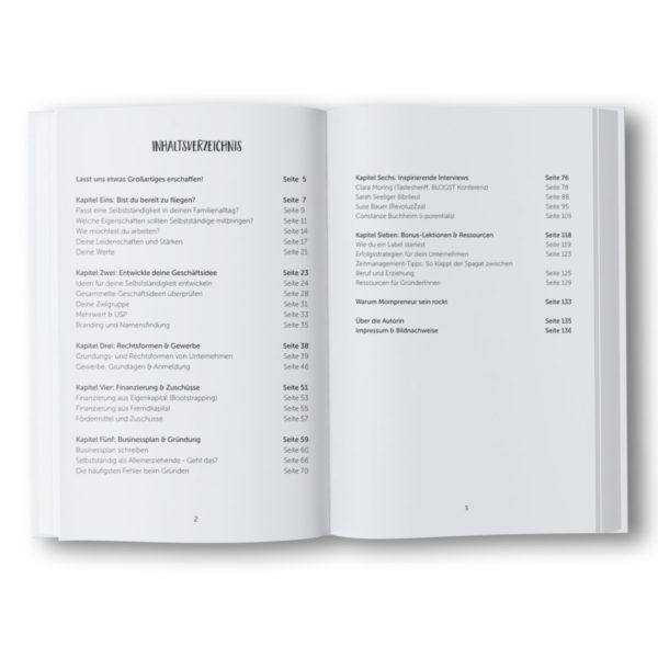 Taschenbuch "Mompreneurs: Selbstständig mit Kind"
