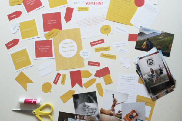 Vision Board Layout-Set - "Colors"