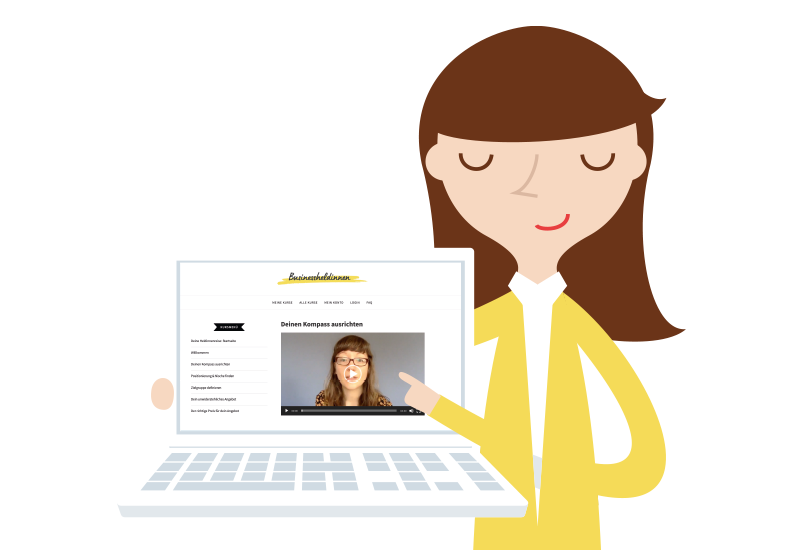 Onlinekurs-Heldin Entwickle deinen eigenen Onlinekurs - Ganz easy ohne technische Vorkenntnisse