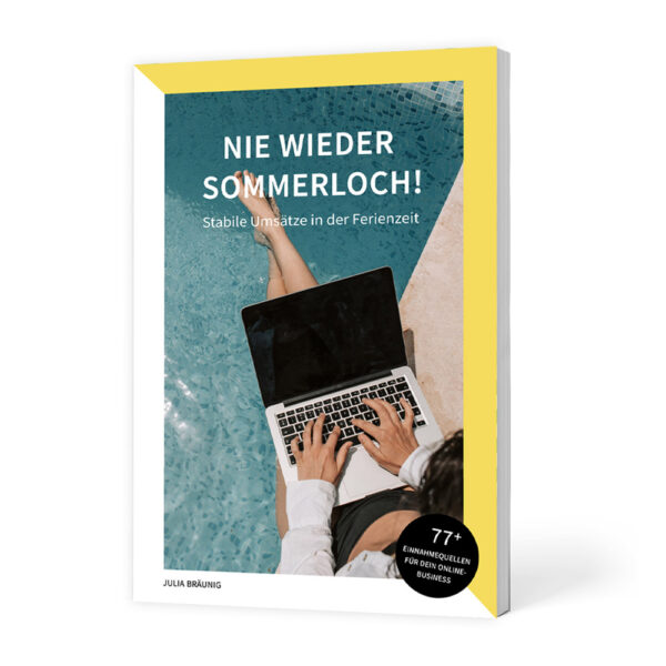 E-Book "Nie wieder Sommerloch! Stabile Umsätze in der Ferienzeit"