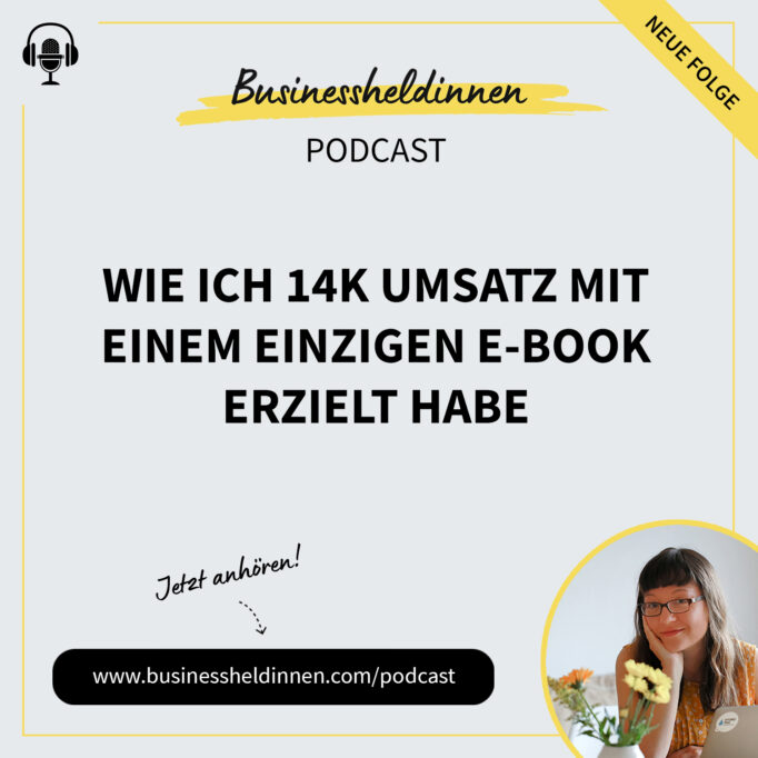 14K Umsatz mit einem E-Book