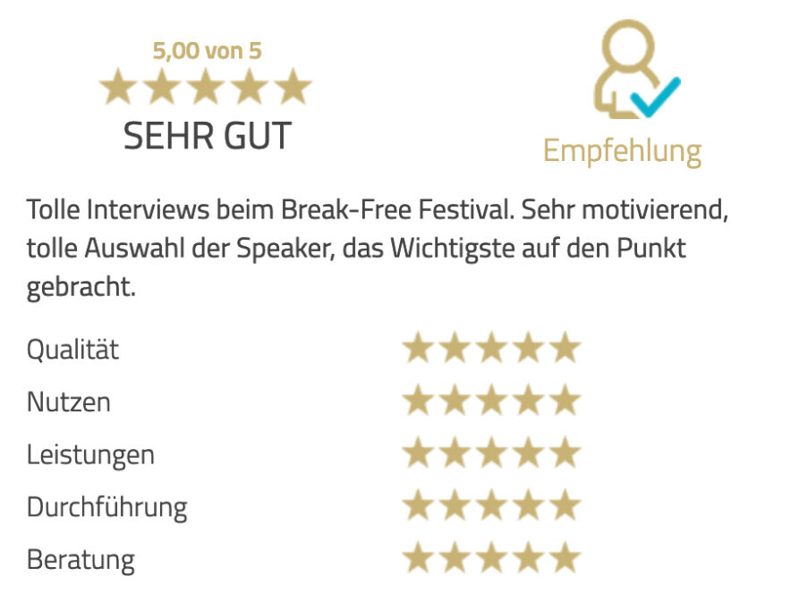 Kundenfeedback Businessheldinnen