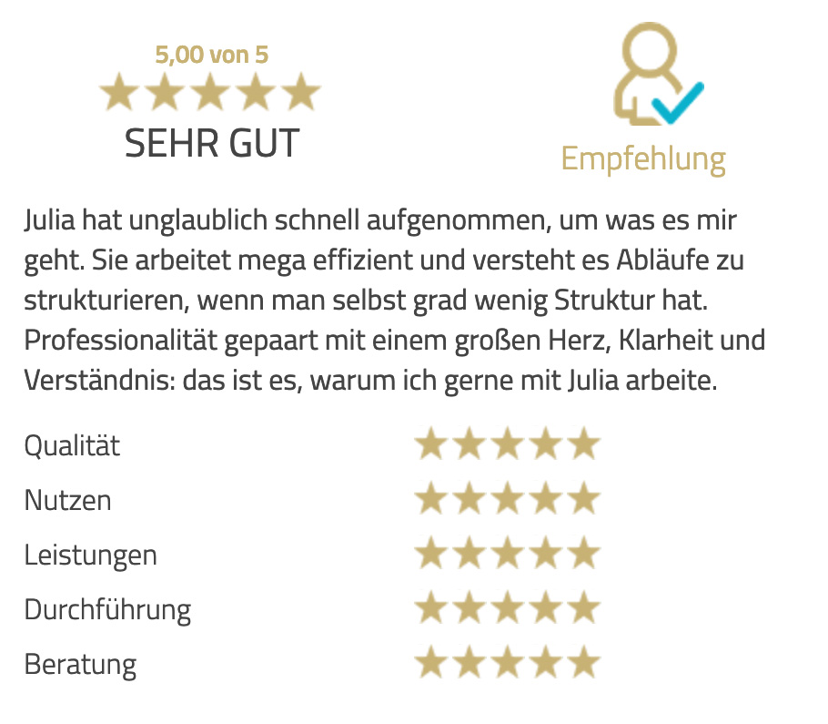 Kundenfeedback Businessheldinnen