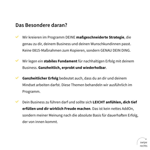 Der Purpose Business Club: Businessaufbau von A-Z + Community + Live-Calls