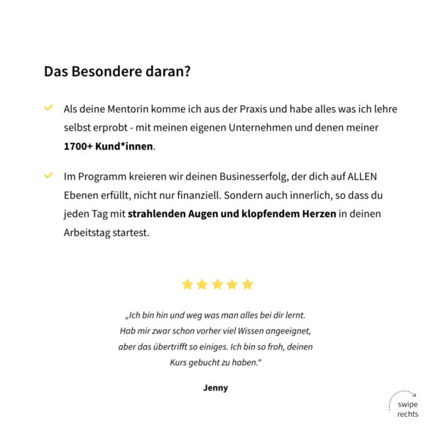 Der Purpose Business Club: Businessaufbau von A-Z + Community + Live-Calls