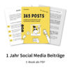 365 Posts für Instagram, Facebook & Linkedin