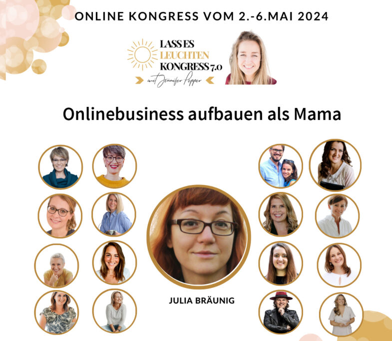 Onlinekongress - Onlinebusiness aufbauen als Mama