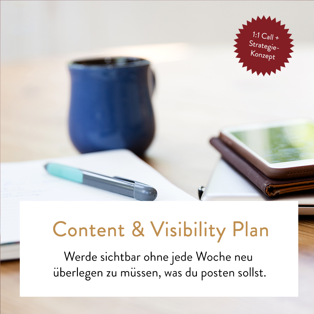 Content- und Sichtbarkeits-Plan